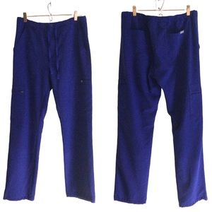 FIGS Men’s Cairo Cargo Scrub Pant Blue Sz Medium